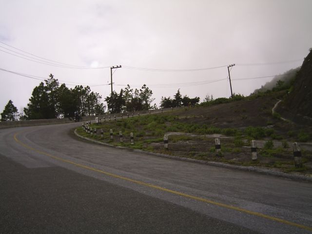 Das jetzige Steilstück, mehr als 2 km Steigung von stetig um oder über 12%